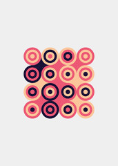 Colour Dots Universe Logo art design illustration