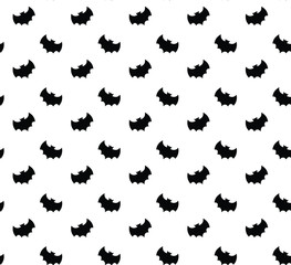 bat background. bat seamless pattern vector