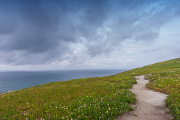 Atlantic Coast landscape at Cabo da Roca, Portugal