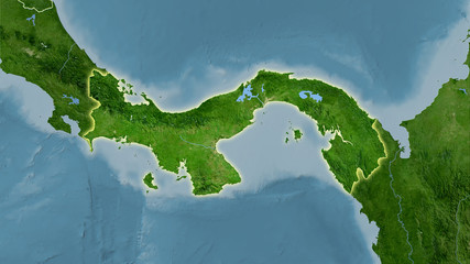 Panama, satellite B - light glow © Yarr65
