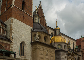 Wawel Cathedral in the Wawel Royal Castle in Krakow, Poland