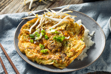 Homemade Chinese Egg Foo Yung Omelette
