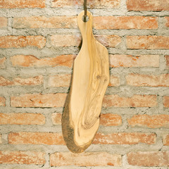Handmade natural wood chopping board