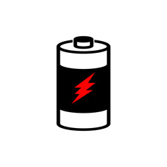 Design battery vector logo template