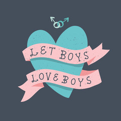 Vector lgbt lesbian gay pride trans poster