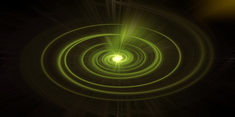 Abstract circle Light Fibers all colors sparkling universe nebula space