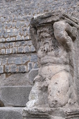 stone statue in the park