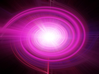 Abstract circle Light Fibers all colors sparkling universe nebula space