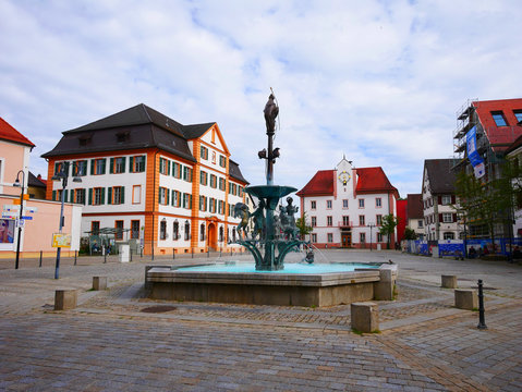 Ehingen (Donau), Deutschland: Stadtzentrum der gr&ouml;&szlig;ten Stadt im Alb-Donau-Kreis