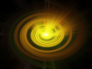 Abstract circle Light Fibers all colors sparkling universe nebula space