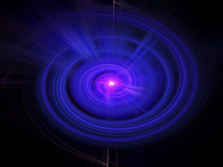 Abstract circle Light Fibers all colors sparkling universe nebula space