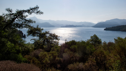 the picturesque surroundings of the Marmaris inTurkey.
seascape panorama Marmaris inTurkey, beautiful coast , Mediterranean Sea.