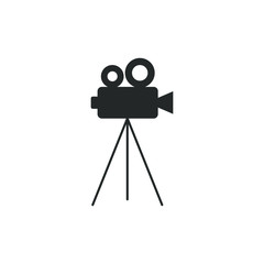 Obraz premium simple icon of a camera vector illustration