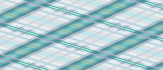 Geometric background with turquoise green, pink, white strips. Abstract multicolored pattern. Diagonal composition. Modern technology design for web banner, landing page, website, flyer, leaflet, card