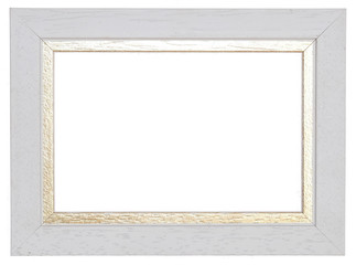 Bright photo frame. Isolated object