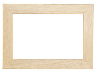 Bright photo frame. Isolated background.