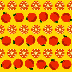 Patron de fondo de Naranjas  fruta de temporada en Mexico america latina y zonas tropicales