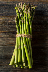Raw Organic Green Asparagus