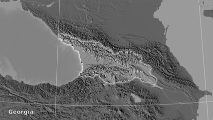 Georgia, bilevel elevation - composition