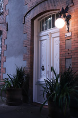 Entrada de casa moderna en la Cuidad de M&eacute;xico 