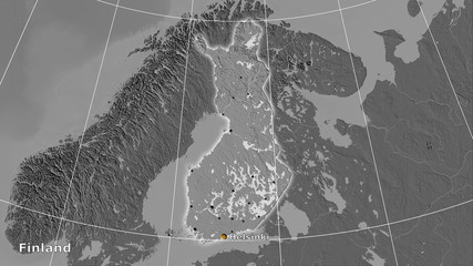Finland, bilevel elevation - composition