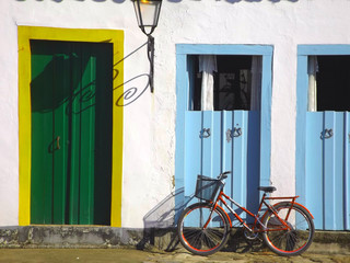 Estacionando a bicicleta