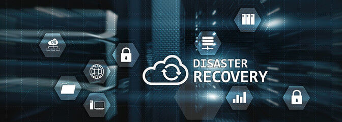 Disaster Recovery Plan for your corporation. Cyber Security concept 2020.