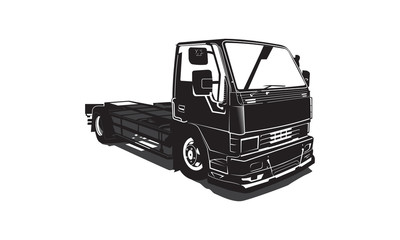custom truck modification vector