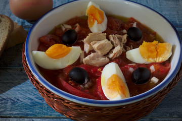 Ensalada Murciana, fácil , rica, saludable y fresca para comer en verano