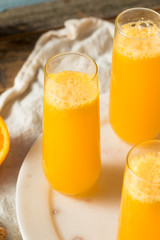 Boozy Champagne Mimosa with Orange Juice