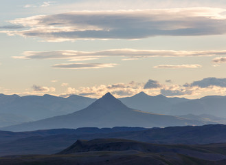 sunset over Montana landscape