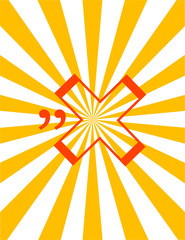  Quotation Mark Speech Bubble. Quote sign icon. Abstract background.