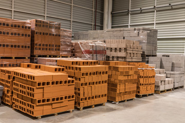 Warehouse of materials