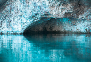 cave in the water