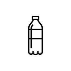 Bottle Icon in outline style on white background
