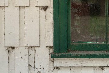 Green Vintage Window