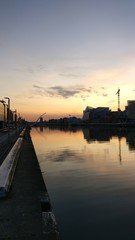 Dublin at sunset