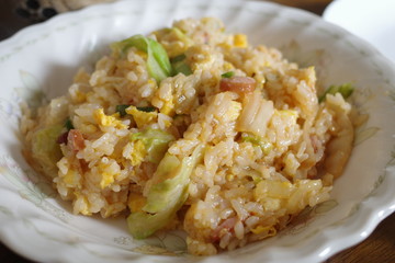 日本の美味しい自家製チャーハン