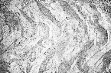 Car tracks on sand textures. Background black and white. EPS8 vector.