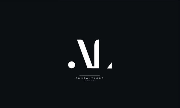 AL Letter Logo Design Icon Vector Symbol