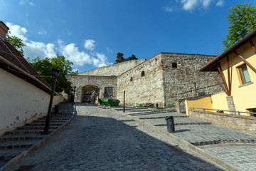 Fototapeta na wymiar Entrance of the Eger Castle in Hungary