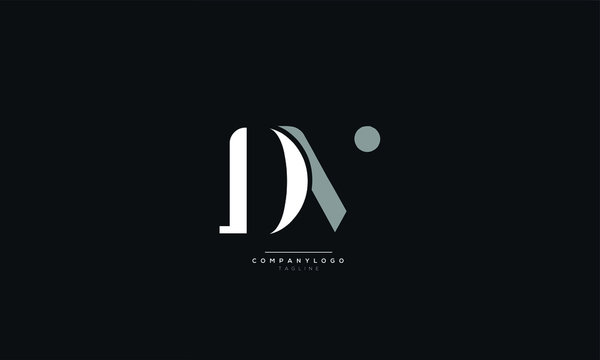 DV Letter Logo Design Icon Vector Symbol