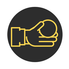 iftar meal eid mubarak islamic religious celebration block and line icon