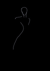 Szkic kobiety © Bernadeta