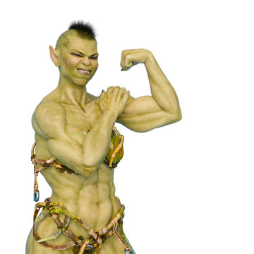 Orc Warrior Lady Is Saying I Can Do It