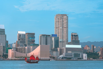 Hong Kong Skyline; Hong Kong Harbour view