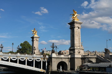 Fototapeta premium Pont alexandre iii bridge Paris