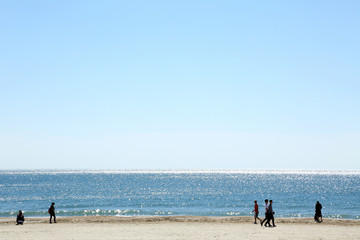 Fototapeta na wymiar 韓国　釜山の海雲台ビーチ