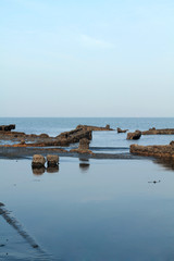 Le Havre beach at low tide