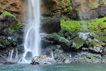 Fotobehang 福貴野の滝　大分県宇佐市　Fukino waterfall Ooita Usa city © M・H